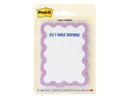 Post-it® Mini List Notes W25-34-5, 73 mm x 96 mm, Purple-Blue, 75 sheet