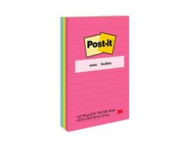 Post-it® Notes 660-3AN, 4 in x 6 in (101 mm x 152 mm), Cape Town Colours