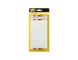 Post-it® Notes LIST-KIND, 3.8 in x 7.8 in (96.5 mm x 198 mm)