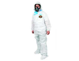 Coverall, Q-Gard Hood/Boot White XL - CS