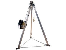 3M™ DBI-SALA® Confined Space Aluminum Tripod with Winch 8301080, 7 ft Tripod, 60 ft Galvanized Cable