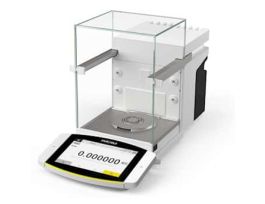 Cubis? II High-Capacity Micro Balance, 12g/61g x 0.001mg/0.01mg; Manual Draft Shield