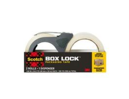 Scotch® Shipping Packaging Tape 3950-21RD-6WC, 1.88 in x 54.6 yd (48 mm x 50 m), 2 Rolls with Dispenser