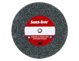 Scotch-Brite™ Deburr & Finish Pro Unitized Wheel, DP-UW, 8C Coarse+, 12 in x 1 in x 5 in