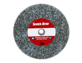 Scotch-Brite™ Deburr & Finish Pro Unitized Wheel, DP-UW, 9C Extra Coarse+, 1 in x 1 in x 3/16 in, 50 ea/Case