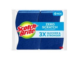 Scotch-Brite® Zero Scratch Scrub Sponge 524-9, 4.4 in x 2.6 in x 0.7 in (111 mm x 66 mm x 17 mm), 9/4