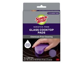 Scotch-Brite™ Glass Cooktop Pads 953-CT-P, 4.1 in x 3.4 in x 1 in (104 cm x 86 m x 25), 6/2