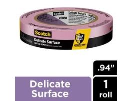 Scotch® Delicate Surface Painter's Tape 2080-24EC, Variable Width x 54,8m