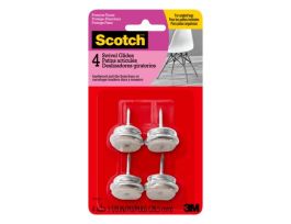 Scotch™ Glides SP636-NA, Felt Swivel, Beige, 1-1/16 in, 4/pk