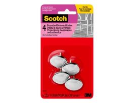 Scotch™ Glides SP637-NA, Nail-in Plastic Dome, 1-1/16 in, 4pk