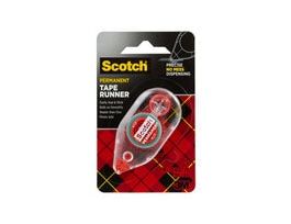 Scotch® Dbl Sided Tape Runner 6061, 0.27 in x 26 ft (7 mm x 8 m)