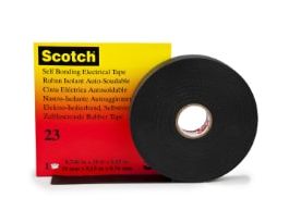 3M™ Scotch® Rubber Splicing Tape 23, 38 mm x 9.15 m, 45 Rolls/Case