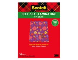 Scotch® Laminating Sheets LS854SS-50, 9 in x 12 in (228 mm x 304 mm) Letter Size Single Sided