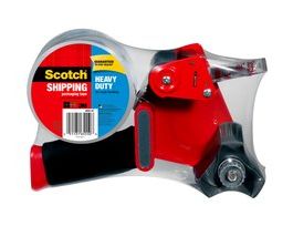 Scotch® Heavy Duty Shipping Packaging Tape 3850-ST-SRM, 1.88 in x 54.6 yd (48 mm x 50 m), Heavy Duty Dispenser