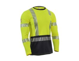 DRIFIRE FR Hi-Vis Long Sleeve Hybrid T-Shirt Class 3