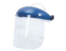 Acetate Face Shield with Headgear, Clear Shield