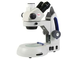 Stereozoom Microscope, LED, Trinocular, 10X to 30X Zoom; Rechargeable