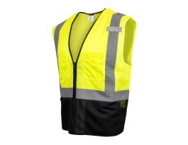 COLOR-BLOCKED VEST - HVGRN - 2X