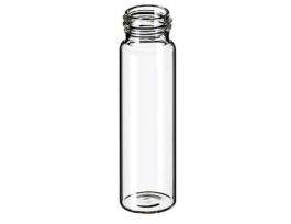 EPA Certified Screw Top Vial, Level 2, Clear Glass, 20 mL; 100/PK