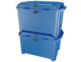 Durable Insulated Container with Drain, 2 cu ft