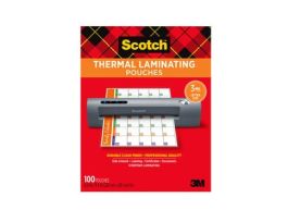 Scotch™ Thermal Laminating Pouches TP3854-100EF, 8.9 in x 11.4 in (228 mm x 291 mm)