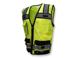 TPR/CL2 HVY DTY MESH SURV W/ZIP-GRN-2X