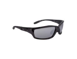 Crossfire Infinity Premium Safety Eyewear-SHN BLK/SLV MIR