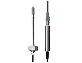 HMP4 Indigo-Compatible RH/Temp Probe, High Pressure/Vacumm, 0 to 100 bar, 0 to 100% RH, ?94 to 356?F, 1/2" NPT Thread, 2-m Cable
