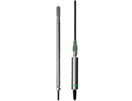 HMP5 Indigo-Compatible RH/Temp Probe, High Temperature, 0 to 100% RH, ?94 to 356?F, Mounting Flange, 2-m Cable