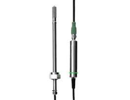 HMP8 Indigo-Compatible RH/Temp Probe, Pressurized Process, 0 to 40 bar, 0 to 100% RH, ?94 to 356?F, 1/2" NPT Thread, 2-m Cable