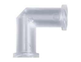 Luer Fitting, Elbow Union, Polypropylene, Female Luer Thread; 25/Pk