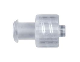 Luer Fitting, Straight Adapter, Polypropylene, Male Luer Integral Lock Ring to Female Luer Thread; 25/Pk