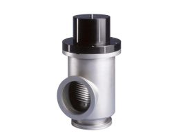 Vacuum Valve, Angle, Pneumatic, ISO NW40 Flanges