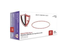 Hybrid EVA Industrial Gloves, 4 mil,  Medium; 2000/CS