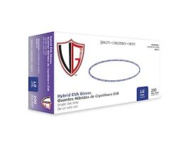 Hybrid EVA Industrial Gloves, 4 mil,  Large; 2000/CS