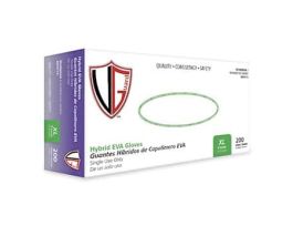 Hybrid EVA Industrial Gloves, 4 mil,  Extra-Large; 2000/CS