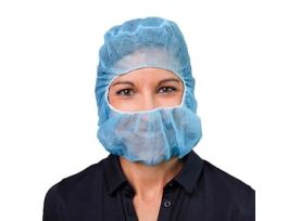 Polypropylene Hood, Blue, Large; 1000/CS