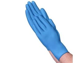 Latex Unlined Gloves, 13 mil, 13" Cuff, Blue, Large; 144/CS