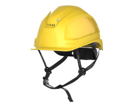 XP450A YELLOW VENTED  SHORTBRIM  W/4PT CHINSTRAP