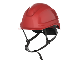 XP450AE RED NONVENTED SHORTBRIM 4PT CHINSTRAP