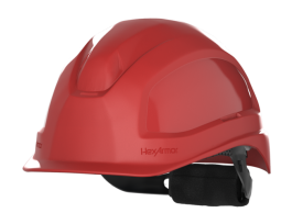 XP250E - RED - NON-VENTED - SHORT BRIM