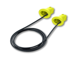 SAFECOMM DISPOSABLE EARPLUG CORDED 100 PER BOX