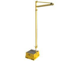 3M™ DBI-SALA® Flexiguard™ Counterweight Jib Fixed Height Anchor System without Concrete 8517752, 1 User, 20.67 ft High, 8 ft