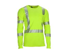 DRIFIRE FR Hi-Vis Dual Hazard Long Sleeve T-Shirt Class 3 