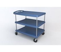 CART POLYMER 3 SHELVES